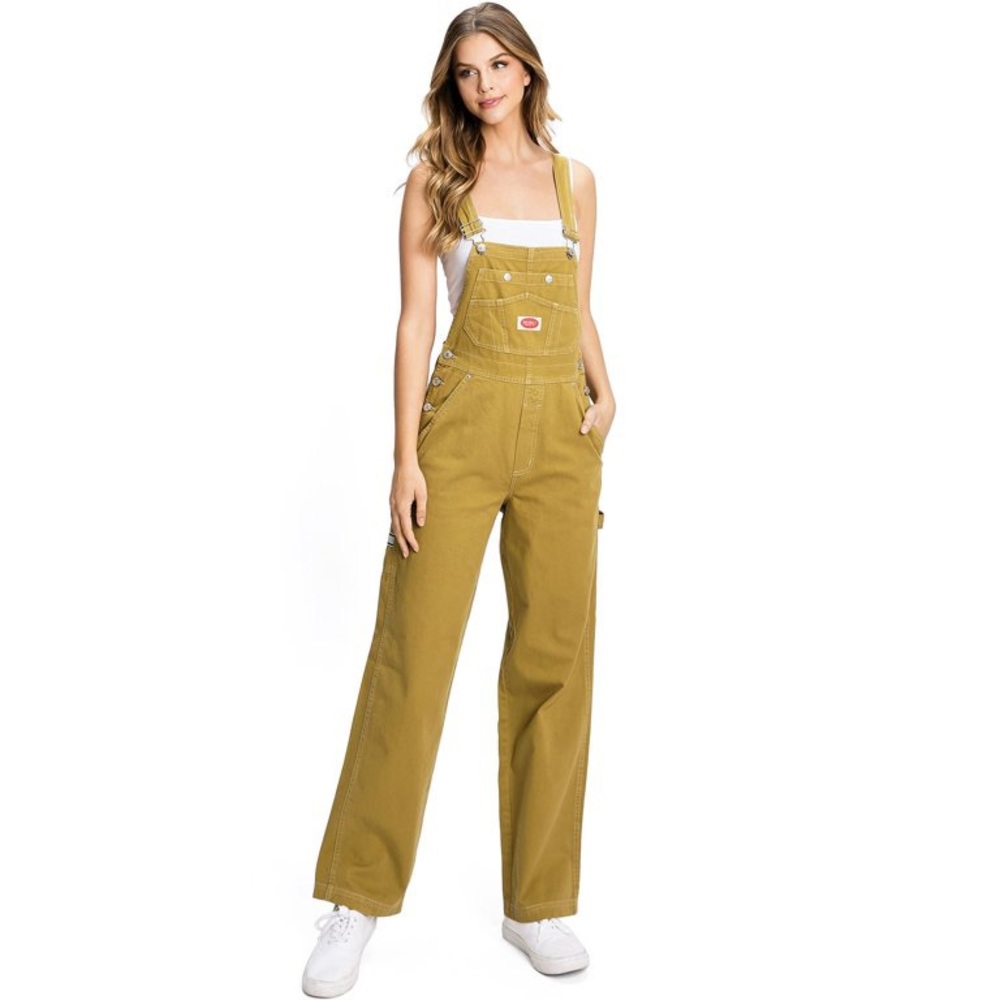 Revolt Mustard Classic Twill Canvas Overalls